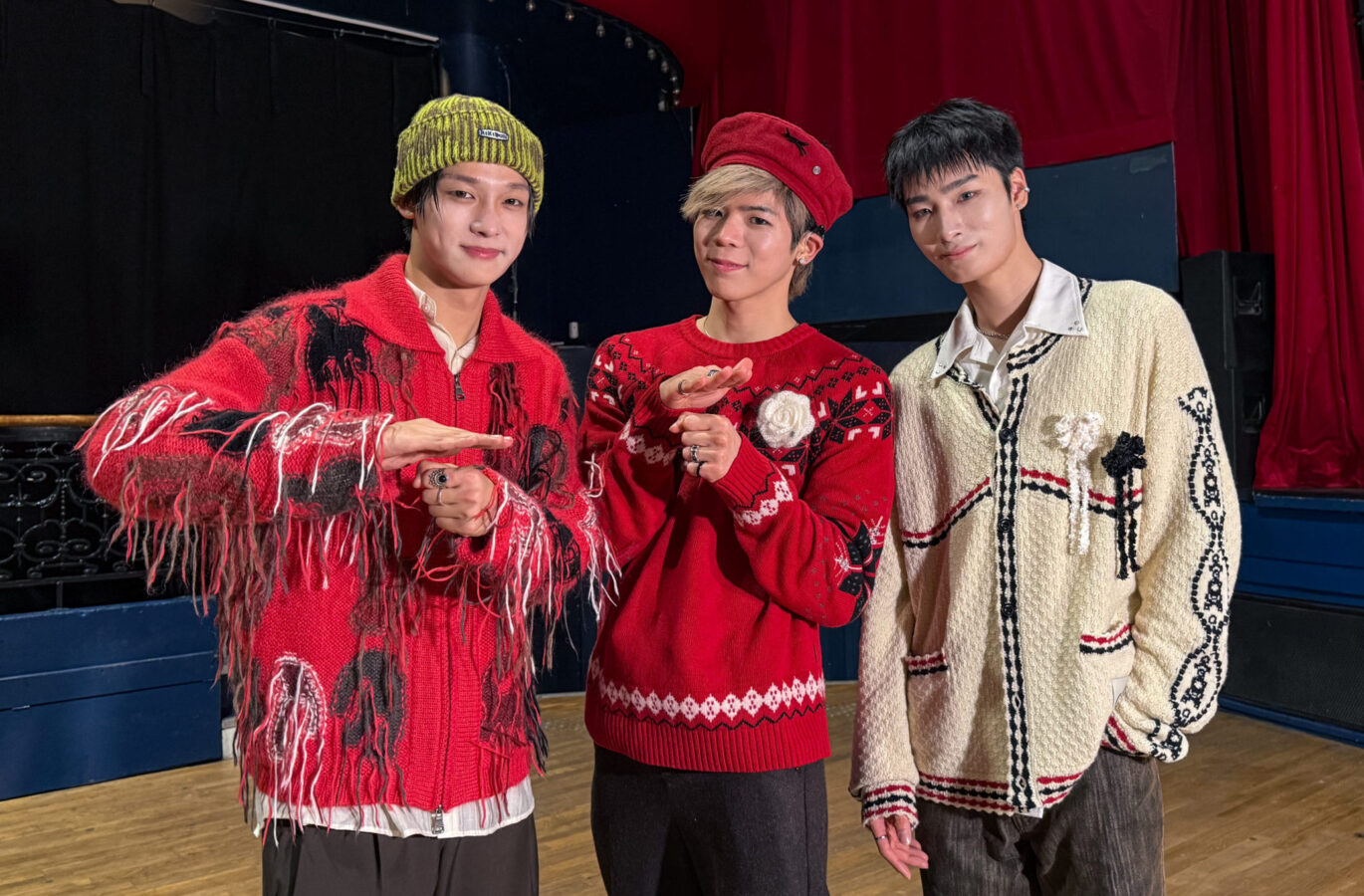 Big Ocean in Paris for their winter concert HEARTSIGN